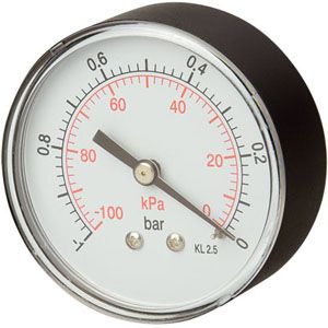 Manometer plastový MZ 50mm 1/4" 0-10bar